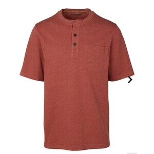Mens Size XL Red Head Ranch Pocket Henley  New With Tags